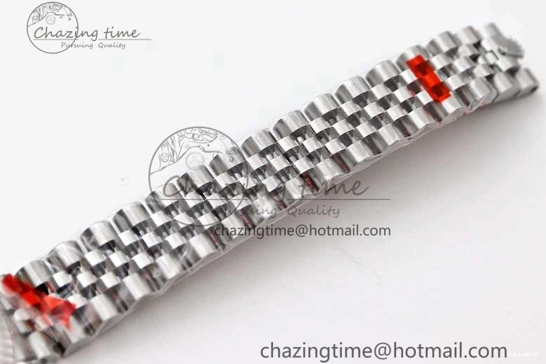 Dial SS 1:1 Diamonds 28 Silver Markers DateJust Bracelet 904L Edition Lady Best on NH05 Steel TWF President 0206